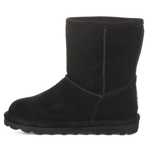 BEARPAW Elle Youth Black Size 3 | Youth's Boot Classic Suede | Youth's Slip On Boot | Comfortable Winter Boot2