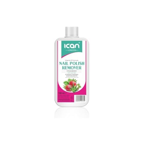ICAN London Strawberry Vitamin E Nail Polish Remover Cover