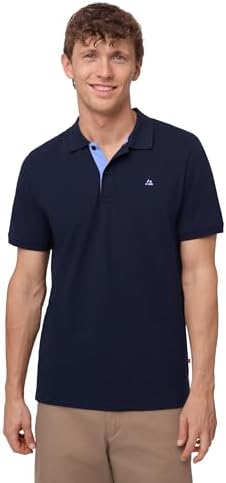 DANISH ENDURANCE Poloshirt Herren, Bio-Baumwolle, Regular, 1er & 2er Pack | Piqué Poloshirt aus Bio-Baumwolle, Atmungsaktiv & Weich mit Regular Fit für Büro und Freizeit