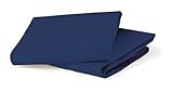 Alma Mini 2-pc Fitted Sheet Set - 100% Organic Cotton (Navy Blue)