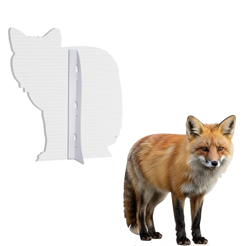 Image of Fox Life Size Cardboard Cutout, 6FT, Fun Animal Standup, 1 PC | Fox Life Size Cardboard Cutout, Fun Animal Standup, for Events, Party Decor, Birthday Photos & Celebrations, 1 PC