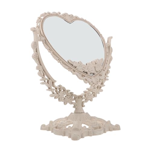 DOITOOL Miroir Cosmétique De Table Miroir De Maquillage Rétro De Coiffeuse pour Outils De Maquillage