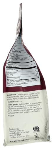 Teeccino Mocha Herbal Coffee 6x11 OZ miniatura 2