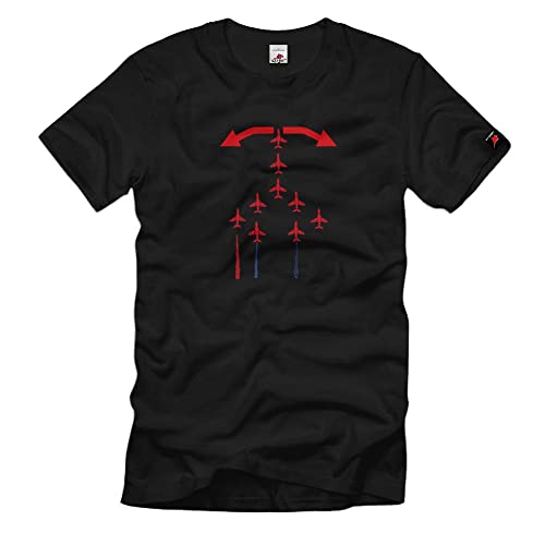 T-shirt Red Arrows de l'armée de l'air royale pour vos sorties et meetings aériens