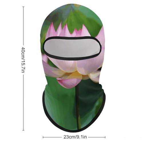 Balaclava para hombre, máscara de esquí con diseño floral, cubre rostro para invierno, ideal para ciclismo miniatura 2