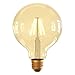 ilumini Bombilla LED G125 VINTAGE COBRE FILAMENTO, CASQUILLO E27, 6.5W equivalente a 50W, 3000K Luz Cálida, 650 Lúmenes [Clase de eficiencia energética A+]