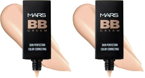 Image of MARS BB Cream Lightweight Foundation | Blendable BB Cream for Women | Colour Correction for All Skin Types (30 ml) (01-FAIR) (Pack of 2)