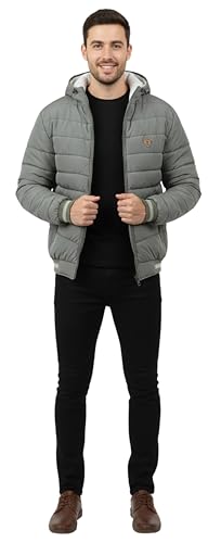 Image of Export Quality Reversible Puffer Jacket in GLD Material best for Winterwear /Hiking /Biking /Camping /Mountaineering /Fashion & Casual Wear(Control Temperature up to 3 Degree Celsius)(3C)
