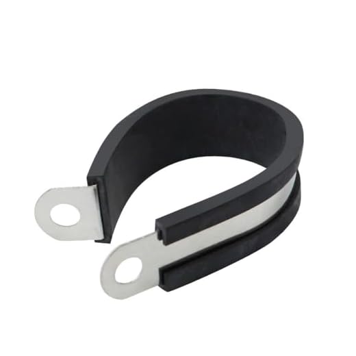 Rubber Lined Clips Wiring Hose Clamp R-type Pipe Bracket Cable Mounting Fix Fasteners Hardware Electrical Fittings(6mm)