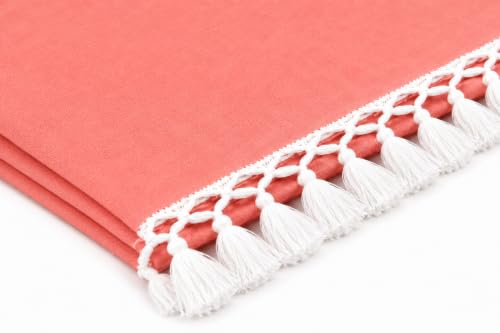 Image of Soft Dull Cotton Bhagalpuri Chadar for Summer | Lightweight and Breathable Chadar for Sleeping | Odhne Wali Chadar for All Season Use Blanket (Orange)