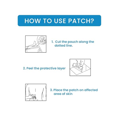 Image of Rusan LIDO-PLAST Large Lidocaine Patch 350mg (5 Patches per Pack) | Fast Relief for Neuropathic, Sciatica & Nerve Pain | Extra Coverage | Lasts 12 Hours | Easy to Apply | Skin-Friendly