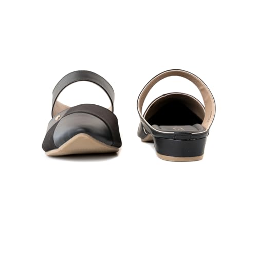 Image of Khadim's Cleo Flat Mule Slip On Sandal for Women