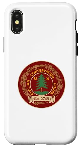 Vintage Civilian Conservation Corps Retro CCC Logo X}zP[X iPhone X/XS p