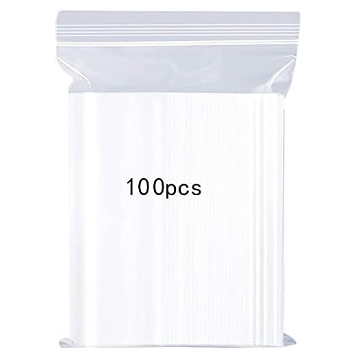 100 stycken ZIP-påsar med tryckförslutning, polypåse, påse, förslutningspåse, hölje, återförslutningsbar 30 x 30mm (9 storlekar att välja mellan)