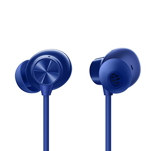 Image of Lynacz Original Neckband Z2 Compatible with Oppo, Vivo, Samsung with ANC, Deep Bass Sound, 45dB Active Noise Cancellation, 28H Playtime, Type-C Fast Charging & Magnetic Auto Connect Blue (JH-HG6)