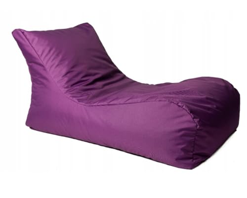 Slevobox Puff Salon Sofá 60x70x125cm - Puff Exterior Impermeable y para Interiores - Bean Bag XXL para Adultos y Niños - Decoracion Habitacion para Salón y Dormitorio