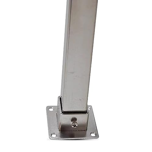 Instala tu cerca de madera con esta base de poste cuadrada 7