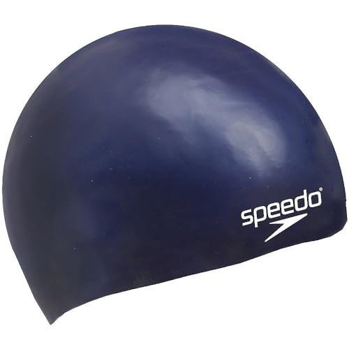 Speedo Unisex Kinder Einfarbige geformte Silikon-Badekappe | Trockene Haare...