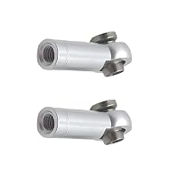 RCGOFOLLOW Joint d'extrémité de Tige de Liaison M3 en Alliage d'aluminium, Trou de rotule de 3MM pour Voiture RC Camion Hop-ups, pièce de Rechange de Joint de Tige de Traction 2 pièces, Argent RCGOFOLLOW Joint d'extrémité de Tige de Liaison M3 en Alliage d'aluminium, Trou de rotule de 3MM pour Voiture RC Camion Hop-ups, pièce de Rechange de Joint de Tige de Traction 2 pièces, Argent