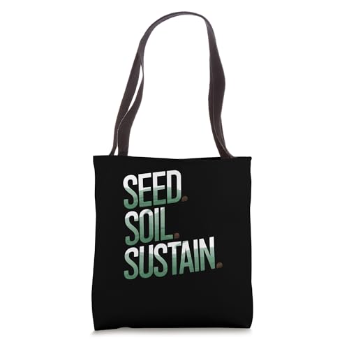 Seed Soil Sustain Agronomist Passion Tote Bag miniatura 1