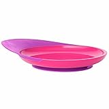 Boon Catch Plate With Spill Catcher Pink/Purple