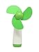 Demarkt – Mano Ventilador de la batería mini ventilador suave espuma de Blades Ventilador 2 Pila AA (No Incluidas en el envío), PE, verde, 18*10*7cm