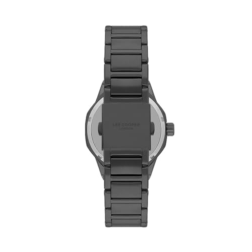Image of Lee Cooper Automatic Skeleton Grey Round Dial Men's Watch - LC07905.060