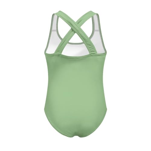Image of Girls One-Piece Swimsuit for Swimming Lessons Beach Volleyball Pool Party Outdoor Training Quick Dry