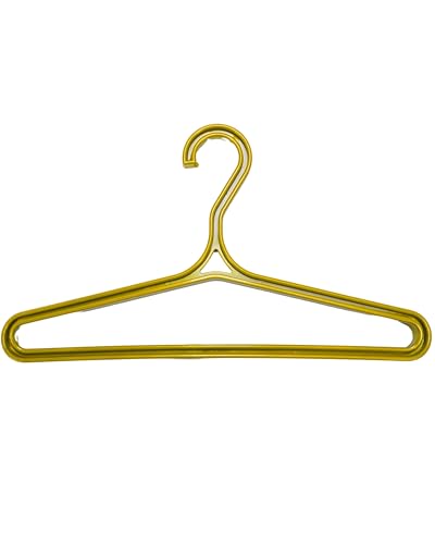 Scuba Choice Yellow Hanger for Wetsuit and Dry Suit Heavy Duty Durable Plastic BCD Storage Drying Organizing Dive Gear Holder Travel-Friendly - Made in Taiwan (17'x10'x2')