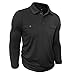 Polo T Shirt, Men Casual Shirts, Long Sleeve Golf for Work Athletic Collared T-Shirts Workout Shirts Y2K Tops (L, Black)