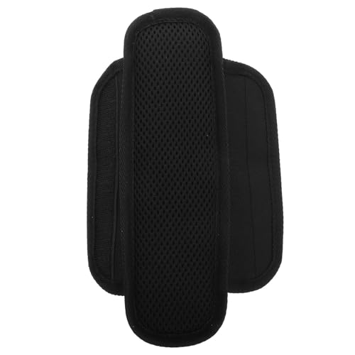 TINEASUR Almohadilla Acolchada Protección de Piel y Alivio de Presión en Hombros Negra Material Oxford y Esponja para Correa de Guitarra para Actuaciones