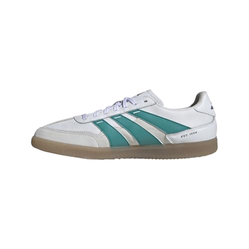 adidas FTWWHT/EQTGRN Unisex Predator Freestyle FTWR whiteEqt Green/Grey 12.5 US, Wide Men