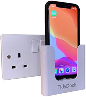 TidyDock, Super Neat Plug Mounted Docking station, charging station, for Airpods and iPhone (all models) - White