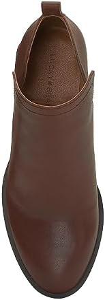 Lucky Brand Women's Branndi Bootie Ankle Boot, Dark Reishi, 5.5 | Image 4
