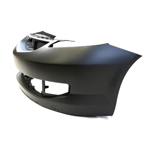 Image of Compatible with Honda Fit 2007-2008 Front Bumper Cover | Primed, With Fog Light Holes, With Tow Hook Hole, Ready to Paint, OEM 04711SLNA81ZZ, HO1000249