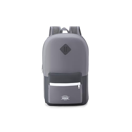 Image of American Tourister Foldable Backpack | Compact Travel Bag | Daily Use & Outdoor Essentials for Men and Women | Foldable & Lightweight Design | Grey