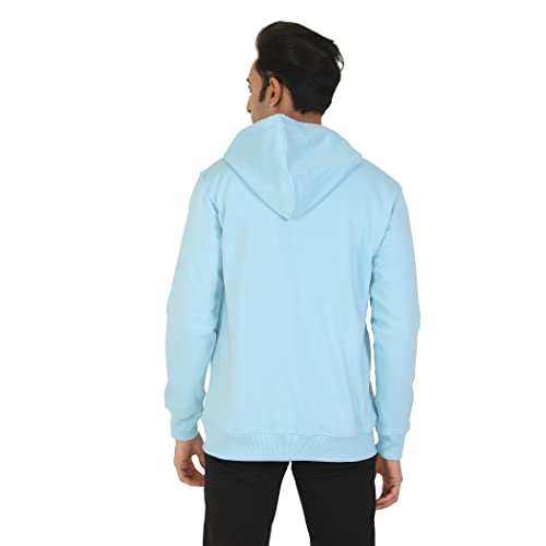 Image of D-GREEN Sweatshirt for Men Stylish Hoodie with Zipper and Full Sleeves Winter Wear