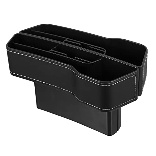 iplusmile 2Piezas Cajas de Almacenamiento de Asiento Automóvil Unidades de Organizador de Consola Simple y Práctico Compatible con Conductor Limpiar y Duradero