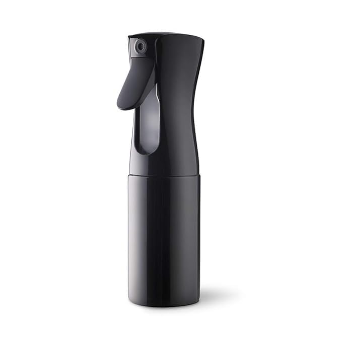 Image of JECOB Refillable Spray Bottles, Spray Bottle For Face, Saloon Sprayer Bottle, Spray Bottles For Hair (300 Ml) - Plastic, Water, Black