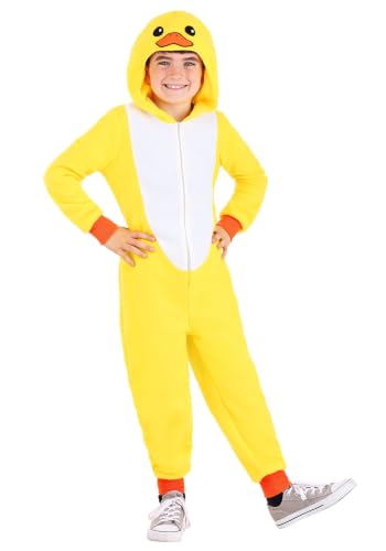 Disfraz Infantil de Pato Amarillo con Capucha miniatura 3