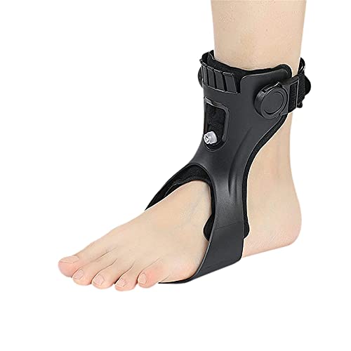 WILLQ Fuß Drop Orthese Fußheber-Orthese Unterstützung Ausfallfuß-Nervenverletzung Fußposition Druckentlastende Knöchel-Fußorthese Hemiplegie Schlaganfall-Schuhe Walking-Knöchelorthese,Right,Lager