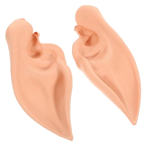 DEARMAMY 1 Par orejas de elfo disfraces de Halloween orejas suaves y puntiagudas disfraz halloween disfraces halloween accesorios de fiesta de halloween de navidad oídos artificiales RP
