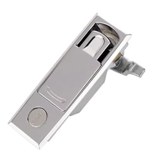 Verrou de compression affleurant en alliage de zinc finition argent - 2