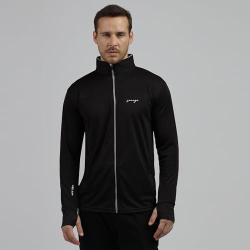 Image of BE SAVAGE Sunscreen Jacket With UPF 50+ Summer Jacket lightweight Jackets For Men Biker Jackets For Men Zipper Jacket