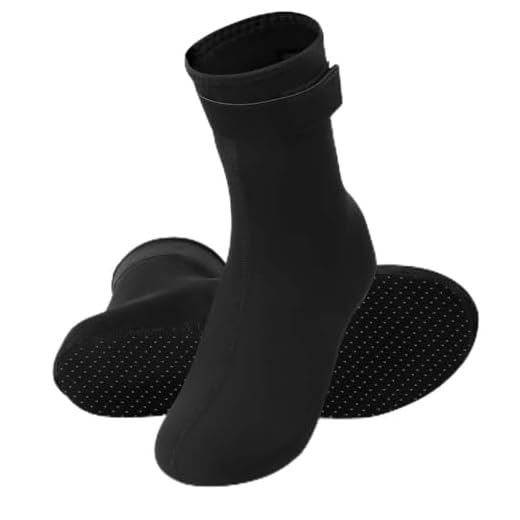 Rtdep Wasserdichte Socken, 3MM Neoprensocken, für Neoprenanzug, Rutschfest Schwimmsocken, Thermosocken für Herren und Damen, strandsocken für Schwimmen, Schnorcheln, Segeln