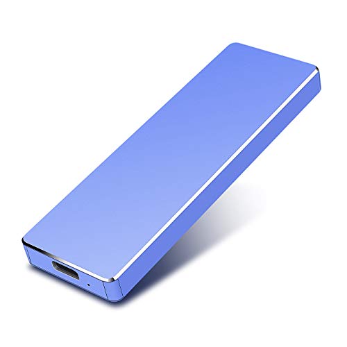 External Hard Drive, Portable Hard Drive HDD- USB 3.0 for PC, Mac, Desktop (2TB, Blue)