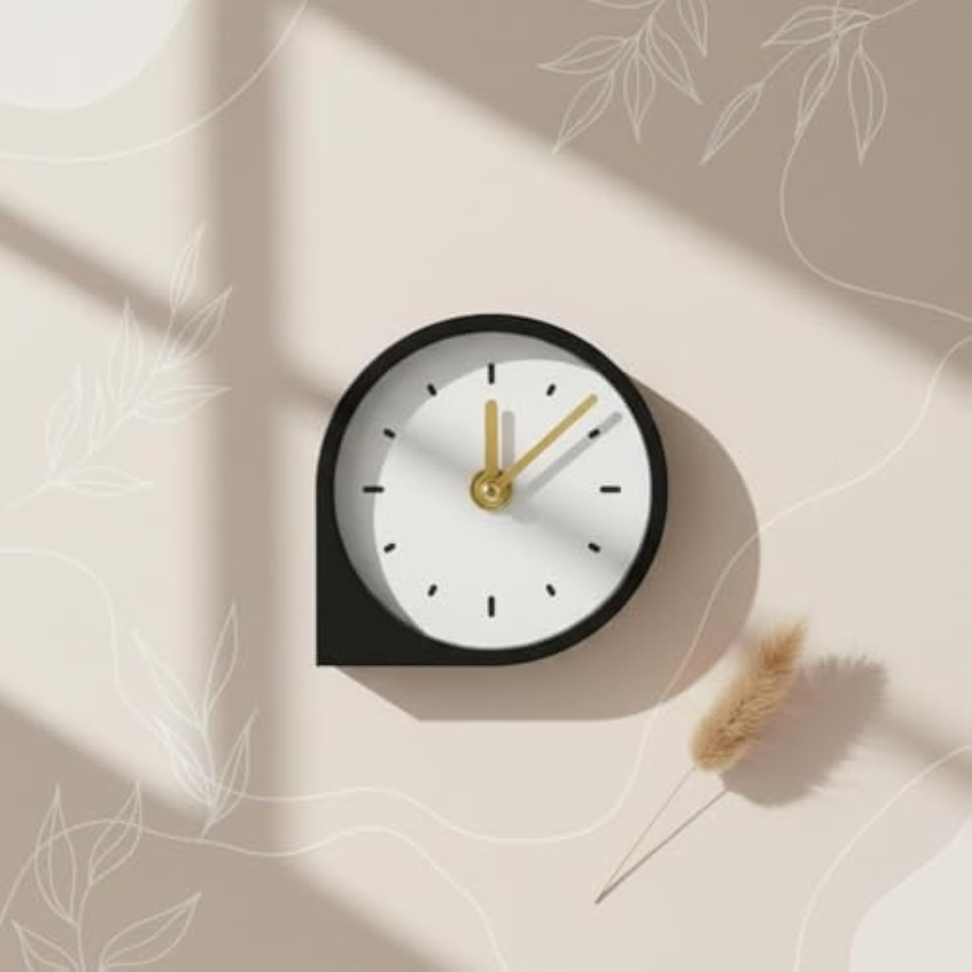 Modern Minimalist Desktop Timepiece Compact Analog Desk Timepiece