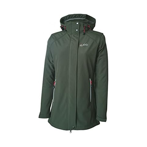 Dry Fashion Womens Sylt Waisted Softshell Jacket 36 Olive Cover