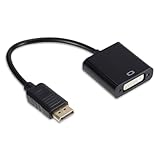 Stabilité du signal supérieure : équipé d'une puce IC avancée pour une conversion stable du signal de DisplayPort vers DVI, assurant l'absence de perte ou d'interférence. Remarque : unidirectionnel (DP vers DVI uniquement).