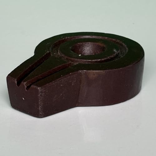 Image of Jaleri Yoni Base, Lingam Holder, Jalahari, Goripitham, Aadhar Saktipith Pitham Argha Stand Panapitham Hasta Kamal Base Jaleradhari For Narmadeshwar Shivling (3 Inch Brown Flat Jaladhar)